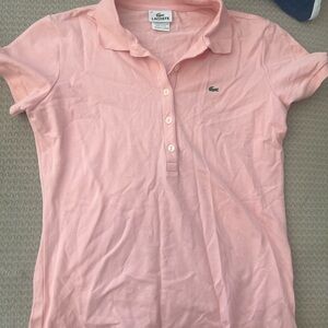 Lacoste Pink Polo Shirt